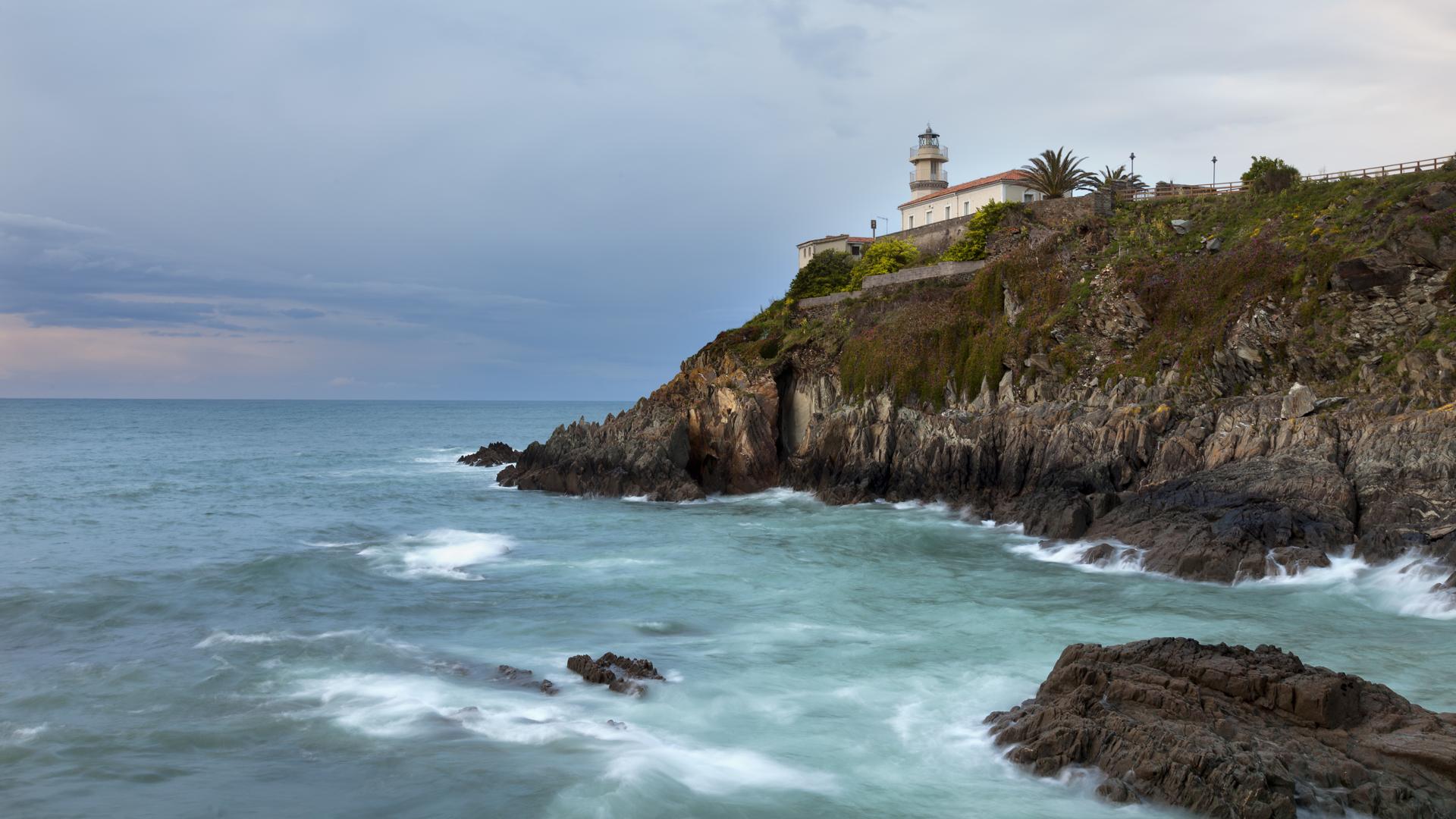 Vistas sobre una roca a 23 metros por encima del nivel del mar así es